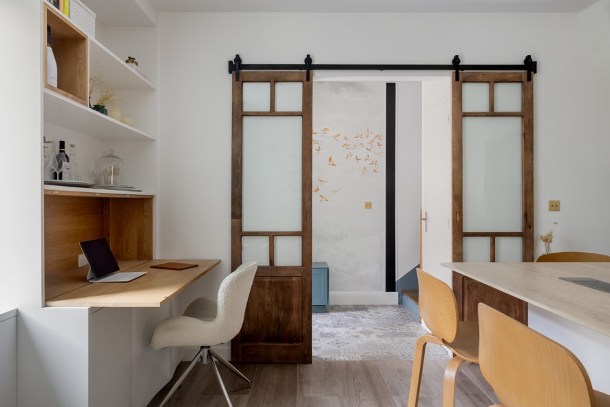 Projet Paradis – rénovation intérieure sur mesure d’une maison au Chesnay