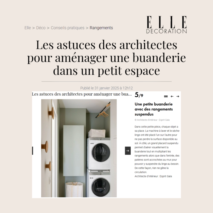Les astuces des architectes pour aménager une buanderie dans un petit espace